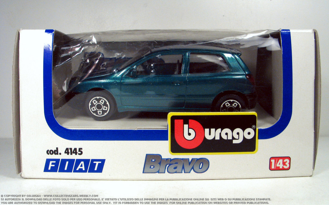 DIE CAST CAR BBURAGO 1/43 CODE 4145 FIAT BRAVO MODEL